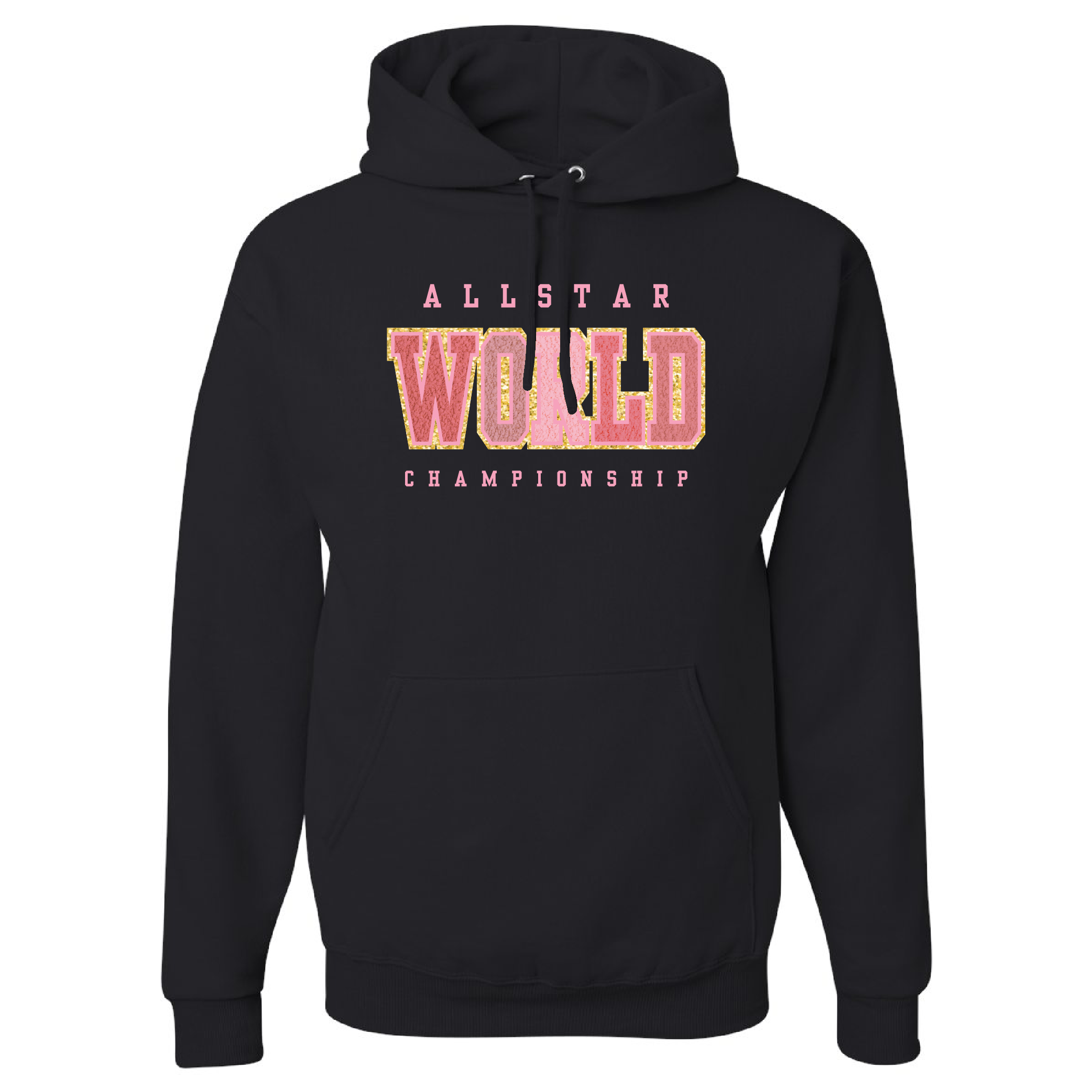 2025 ASWC Chenille Patched Black Hoodie