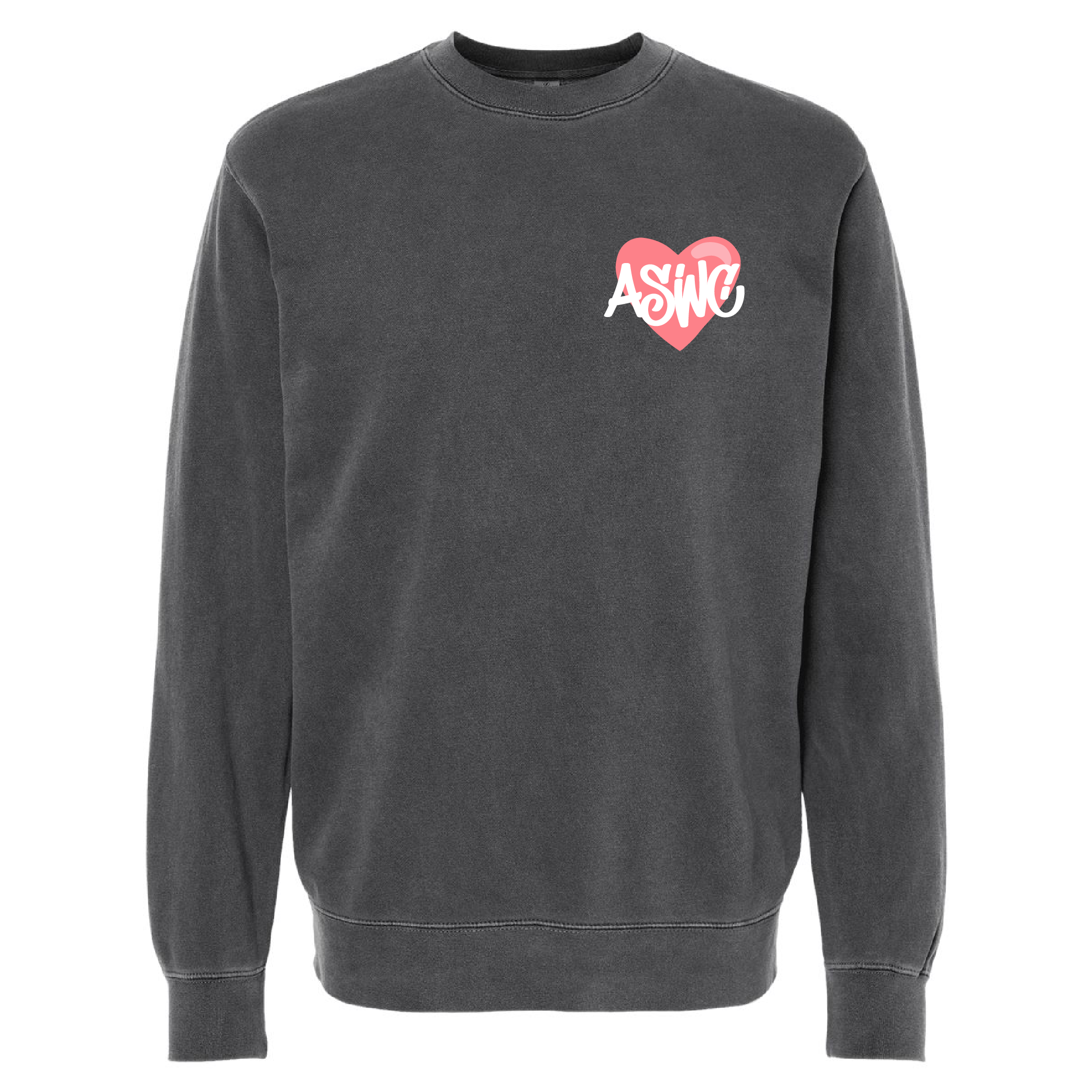 ASWC Heart Puff Ink Crewneck