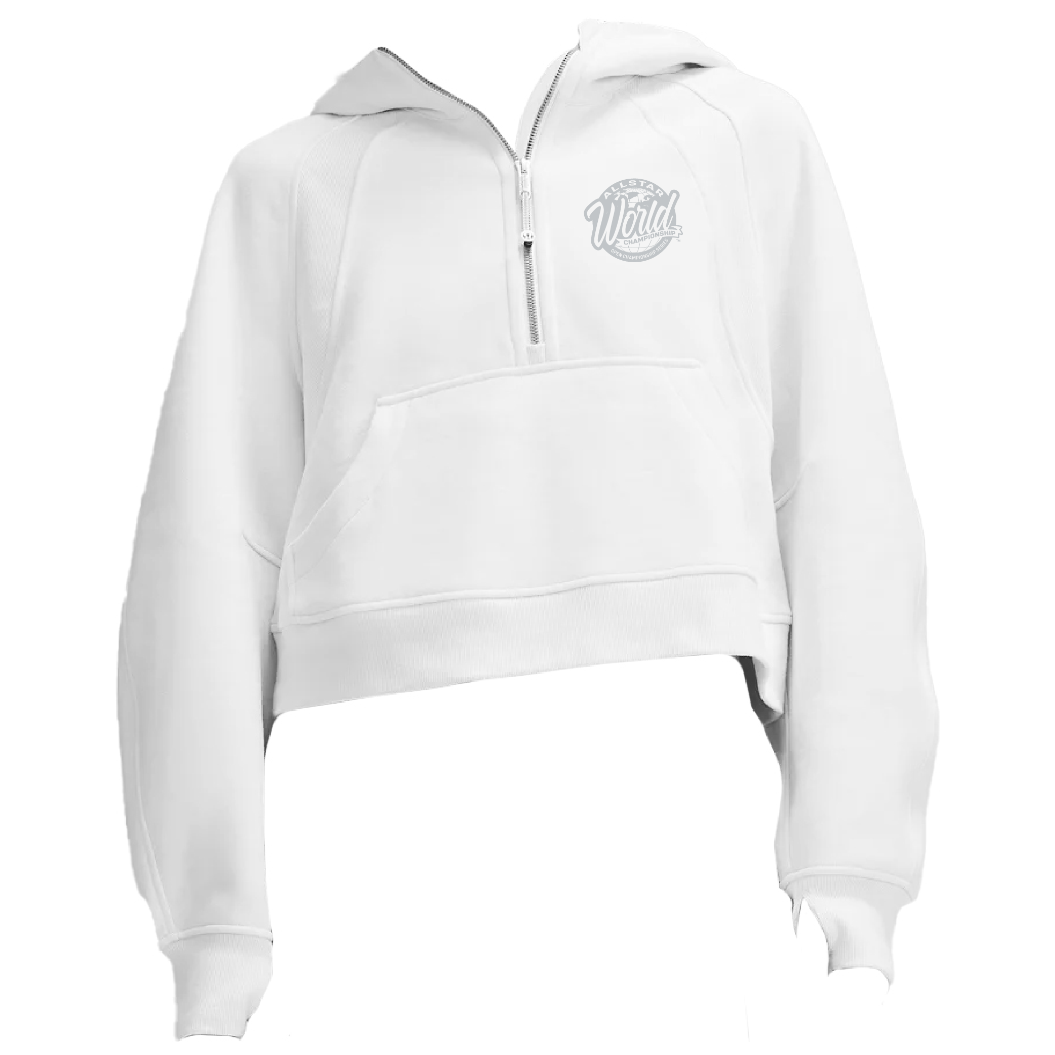 ASWC Crop Scuba Zip Hoodie